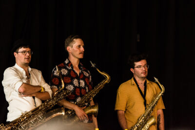 Bert Joris ft. Sam Joris Octet @ Jazz Middelheim, picture 10, photographed by Ann Carpentier - FrontView Magazine