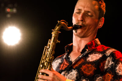 Bert Joris ft. Sam Joris Octet @ Jazz Middelheim, picture 12, photographed by Ann Carpentier - FrontView Magazine