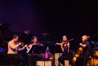 Fred Hersch Trio & Desguin String Quartet @ Jazz Middelheim, picture 6, photographed by Ann Carpentier - FrontView Magazine
