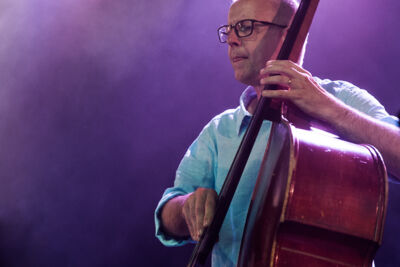 Philip Catherine Piano trio & special guest Alexandre Cavaliere @ Jazz Middelheim, picture 2, photographed by Ann Carpentier - FrontView Magazine