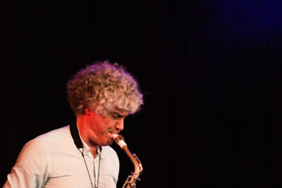 Aka Moon with João Barradas @ Jazz Middelheim, picture 8, photographed by Ann Carpentier - FrontView Magazine