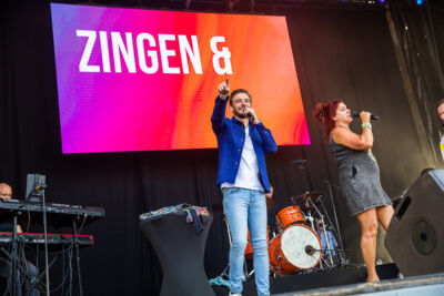 De meezingers @ Antwerpen Zingt 2022, picture 2, photographed by Dimitri Vanlommel - FrontView Magazine