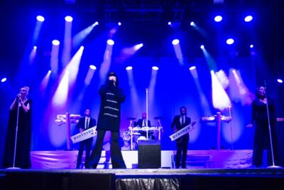 The Human League @ Frietrock zondag, picture 20, photographed by Luc Klinckaert - FrontView Magazine