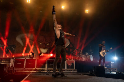 SUM41 @ Vorst Nationaal, picture 2, photographed by Johan Van Buggenhout - FrontView Magazine