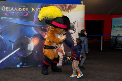 Première De Gelaarsde Kat 2 - De laatste wens @ Kinepolis Antwerpen, foto 1, foto's door Goele Bormans - FrontView Magazine