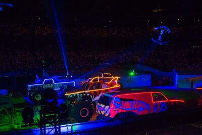 Hot Wheels Glow Party @ Sportpaleis, picture 8, photographed by Luc Klinckaert - FrontView Magazine