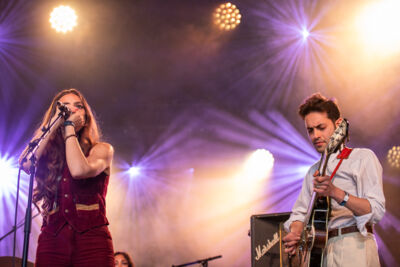 Kitty, Daisy & Lewis @ Blues Peer, picture 5, photographed by Leen Verlinden - FrontView Magazine