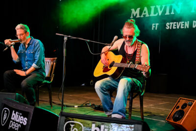 Malvin Moskalez feat. Steven De Bruyn @ Blues Peer, picture 1, photographed by Luc Klinckaert - FrontView Magazine