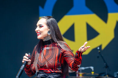 Jinjer @ Rock am Ring 2023, picture 10, photographed by Edwin Houdevelt - FrontView Magazine