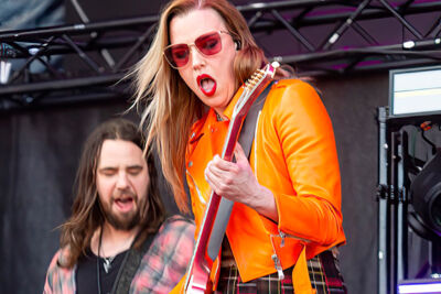 Halestorm @ Rock am Ring 2023, foto 17, foto's door Edwin Houdevelt - FrontView Magazine