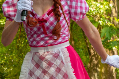 Persvoorstelling familiemusical 'de 3 biggetjes' met K3 @ Openluchtschool Sint-Ludgardis Brasschaat, picture 23, photographed by Peter Minnebo - FrontView Magazine