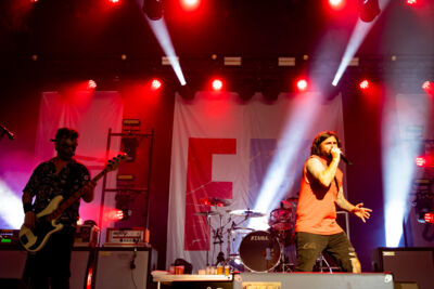 Fleddy Melculy @ Rock Zottegem dag 1, foto 1, foto's door Luc Klinckaert - FrontView Magazine