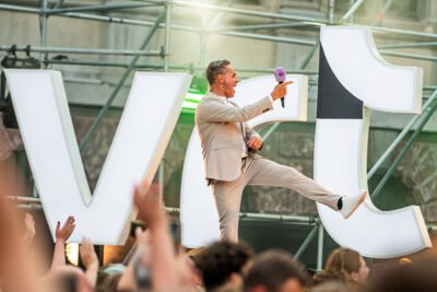 Vlaanderen Feest 2023 @ Grote Markt Antwerpen, foto 1, foto's door Dimitri Vanlommel - FrontView Magazine