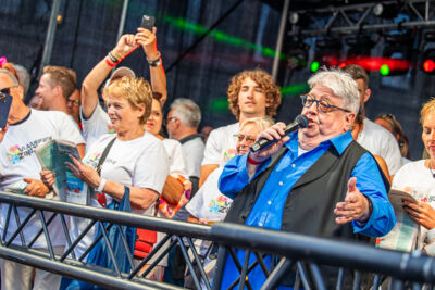 Luc Caals @ Vlaanderen Zingt Antwerpen, foto 4, foto's door Dorien Goetschalckx - FrontView Magazine