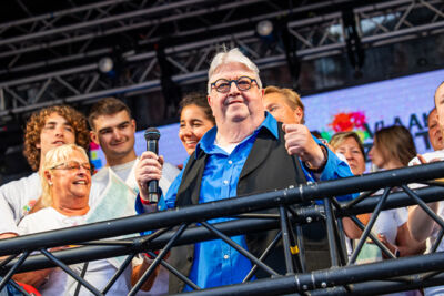 Luc Caals @ Vlaanderen Zingt Antwerpen, foto 7, foto's door Dorien Goetschalckx - FrontView Magazine