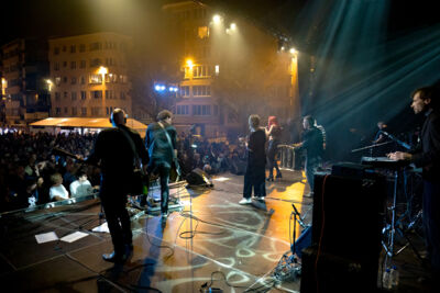 Arbeid Adelt ! & Guests: Der Klinke & Parkaparaplu @ Paulusfeesten Oostende, picture 25, photographed by Luc Klinckaert - FrontView Magazine