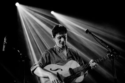 Noonzy (support act Warhaus) @ Het Depot, picture 7, photographed by Leen Verlinden - FrontView Magazine