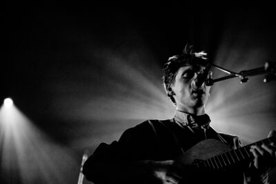 Noonzy (support act Warhaus) @ Het Depot, picture 14, photographed by Leen Verlinden - FrontView Magazine