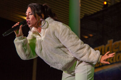 Opnames Vlaanderen Muziekland Winter @ Theaterplein Antwerpen, foto 2, foto's door Peter Minnebo - FrontView Magazine