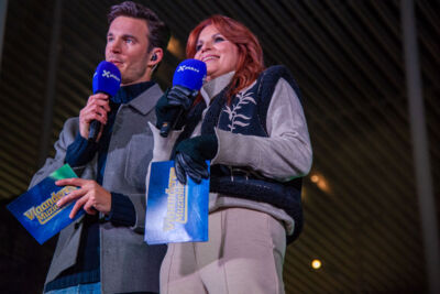 Opnames Vlaanderen Muziekland Winter @ Theaterplein Antwerpen, foto 6, foto's door Peter Minnebo - FrontView Magazine