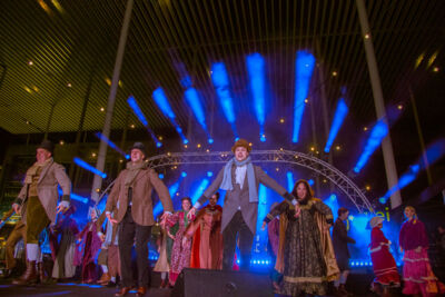 Opnames Vlaanderen Muziekland Winter @ Theaterplein Antwerpen, foto 9, foto's door Peter Minnebo - FrontView Magazine