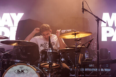 Mayday Parade @ De Roma, picture 13, photographed by Peter Smet - FrontView Magazine