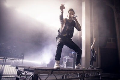 Simple Plan @ De Roma, picture 1, photographed by Peter Smet - FrontView Magazine