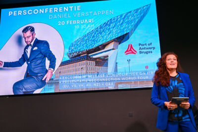 Persvoorstelling Daniel Verstappen World Tour & videoclip 'Ice on Fire' @ Havenhuis Antwerpen, picture 1, photographed by Peter Minnebo - FrontView Magazine