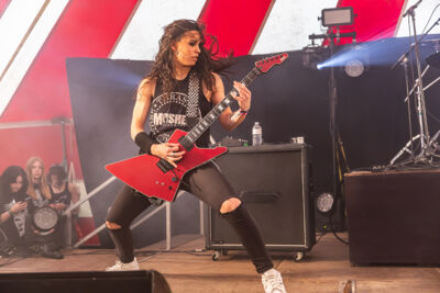 Nervosa @ Antwerp Metal Fest 2024, picture 14, photographed by Marc Verdonck - FrontView Magazine