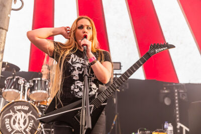 Nervosa @ Antwerp Metal Fest 2024, picture 15, photographed by Marc Verdonck - FrontView Magazine