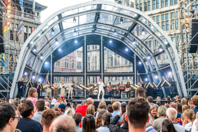 Vlaanderen Feest 2024 @ Grote Markt Antwerpen, foto 5, foto's door Dimitri Vanlommel - FrontView Magazine