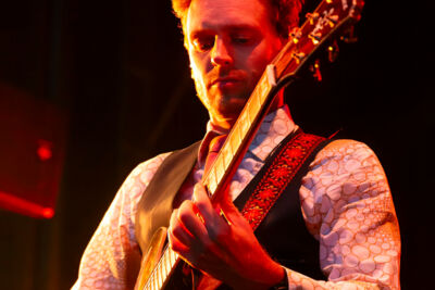 Bart Peeters & De Ideale Mannen @ Boerenrock, foto 3, foto's door Edwin Houdevelt - FrontView Magazine