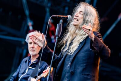 Patti Smith @ Bospop, foto 1, foto's door Dorien Goetschalckx - FrontView Magazine
