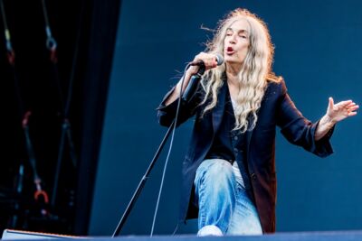 Patti Smith @ Bospop, foto 5, foto's door Dorien Goetschalckx - FrontView Magazine