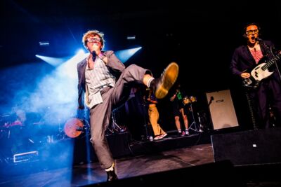 Yard Act @ Rock Herk, picture 2, photographed by Dorien Goetschalckx - FrontView Magazine