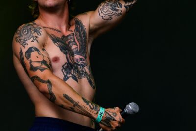 Barno Koevoet & The Duijmschpijkers @ rock Olmen, picture 8, photographed by Gert Daemen - FrontView Magazine