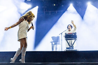 Charlotte Adigery + Bolis Pupul @ Lokerse Feesten 2024, picture 28, photographed by Marc Verdonck - FrontView Magazine