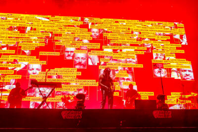 Massive Attack @ Lokerse Feesten, picture 7, photographed by Edwin Houdevelt - FrontView Magazine