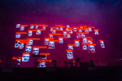 Massive Attack @ Lokerse Feesten, picture 9, photographed by Edwin Houdevelt - FrontView Magazine