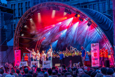 4TACT @ Vlaanderen Zingt - Bollekesfeesten Antwerpen, picture 5, photographed by Youri Vanlommel - FrontView Magazine