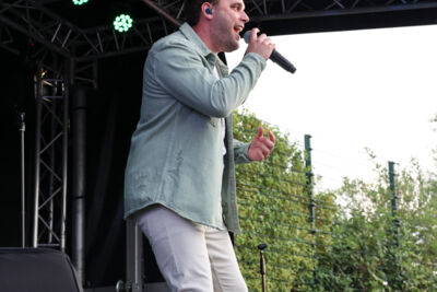 Nathan De Clerck @ vestenfestival Melsele, foto 1, foto's door Peter Casie - FrontView Magazine