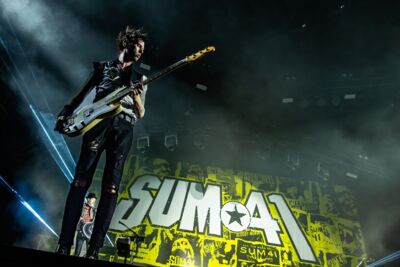 SUM 41 @ ING Arena, picture 10, photographed by Dorien Goetschalckx - FrontView Magazine