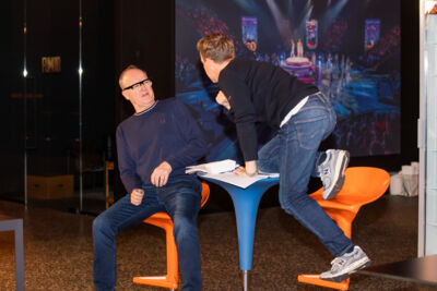 Repetitie Musical Tien om te zien @ Studio100 Pop-up Theater, foto 18, foto's door Goele Bormans - FrontView Magazine