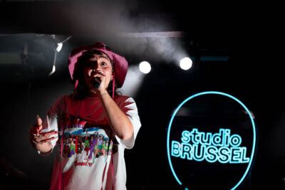Abattoir Anvers & Friends @ 42u StuBru, picture 3, photographed by Gert Daemen - FrontView Magazine