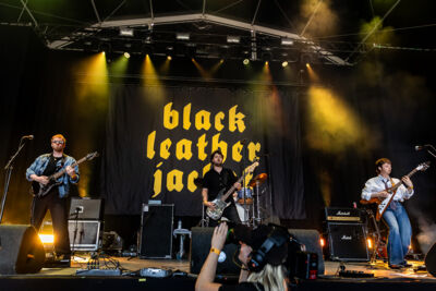 Black Leather Jacket @ Vestrock 2025, picture 7, photographed by Marc Verdonck - FrontView Magazine