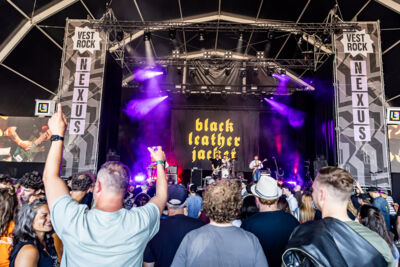 Black Leather Jacket @ Vestrock 2025, picture 18, photographed by Marc Verdonck - FrontView Magazine
