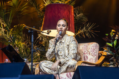 Mayra Andrade @ OLT Rivierenhof, picture 14, photographed by Marc Verdonck - FrontView Magazine