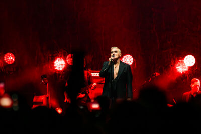 Morrissey @ Lotto Arena, picture 1, photographed by Bart Janssens - FrontView Magazine