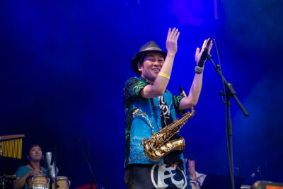 Minyo Crusaders @ Cactusfestival, foto 2, foto's door Bart Janssens - FrontView Magazine