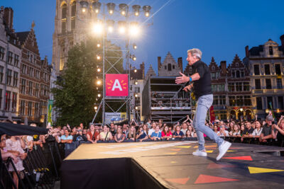 Willy Sommers @ Vlaanderen Feest - Antwerpen, picture 8, photographed by Dimitri Vanlommel - FrontView Magazine